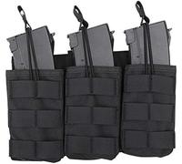 Gexgune Pacchetto Accessori per Accessori per Tactical Modular Triple Open Top Magazine Molle Pouch Airsoft Military Paintball Gear Vest Accessories Pack per G36 (4 Colori opzionali)