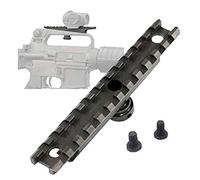 Gexgune Tactical 223 Maniglia per Trasporto Rimovibile M4 M16 Supporto per mirino AR15 con Apertura Doppia A2 Vista Posteriore Guida Picatinny Base da 20 mm Standard