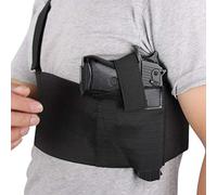 Gexgune tattico Regolabile Pancia Banda Vita Pistola Pistola Fondina Cintura Cinturone (XL:116cm/45.7inch)