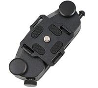 gexuamz Clip da Cintura per Fotocamera e Zaino Clip in Lega di Alluminio a Sgancio Rapido Con piastra a sgancio rapido per Fotocamera Supporto 1/4 viti per Cintura e Zaino.