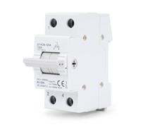 GEYA Commutatore 1P 125A interruttore separatore di carico Dual Power Manual Transfer Isolating Switch AC 220V Interlock Interruttore di protezione manuale a doppia potenza interruttore montaggio DIN