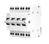 GEYA Commutatore 4P 63A interruttore separatore di carico Dual Power Manual Transfer Isolating Switch AC 400V interruttore di trasmissione manuale a doppia potenza separazione DIN.