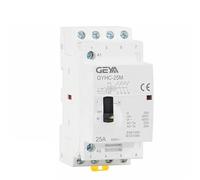 GEYA Contattore AC modulare Contattore domestico manuale 50/60Hz Tipo di guida DIN (4P 25A 4NO 220V Manual)
