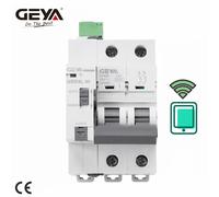 GEYA GRD9L-W Wifi MCB Recloser Din Rail Interruttore automatico Recloser 2P MCB 6KA Smart MCB 2P 16A 25A 40A 63A 220V 400V