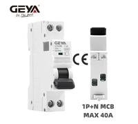 GEYA GYM9N 1P+N MCB 6A 10A 16A 20A 25A 32A 40A 220V AC Interruttore automatico 6KA C Curva B Curva