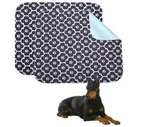 Geyecete - Cuscinetti lavabili per cani (2 confezioni), design a pochi strati, riutilizzabili, struttura forte assorbimento dell'acqua,antiscivolo, per cani di gatto, coniglio, grigio-M