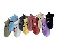 GEYIWSSXY Calzini Divertenti Donna in Cotone, Corti Uomo Donna Animali, Unisex Caviglia 10 Paia