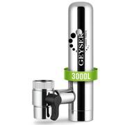GEYSER EURO (3000L) Filtro acqua rubinetto con esclusivo sistema a cartuccia Aragón, riduce metalli, cloro, batteri e pesticidi, depuratore acqua domestico (1 Cartuccia Inclusa)