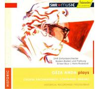 Géza Anda Geza Anda Plays Chopin/Rachmaninov/Schumann/Brahms (CD) Album