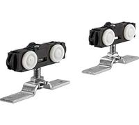 Geze Carrello Rollan 80 NT con vite sospesa (carrello a doppio rullo, raccordi per porta scorrevole) Versione: per Rollan 80 NT con cuscinetto a sfera, senza piastra di montaggio
