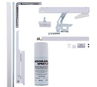 GEZE OL90N OL 90 - Apriscatole completo con asta da 2 m, colore: bianco + spray toniTec