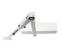GEZE TS 2000 V BC - Chiudiporta a due ante fino a 1250 mm di larghezza con aste di bloccaggio e disattivabili 102447 e piastra di montaggio 3 in 1