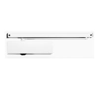 Geze TS 3000 V - Chiudiporta a anta singola fino a 1100 mm di larghezza, pacchetto completo con piastra di montaggio e guida scorrevole, 22,6 x 4,6 x 6 cm