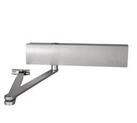 GEZE TS 4000 - Chiudiporta a stelo per porte singole, larghezza fino a 1400 mm, con aste e piastra di montaggio, set 3 in 1