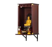 GEZHUCAO Mensola Per Altare Da Parete O Da Tavolo-altare Da Meditazione Leggio Per Preghiera In Bambù Fatto A Mano Per Statua Buddha, Bruciatore Di Incenso, Decorazione Spirituale(35CM/13.77")