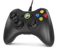 Gezimetie Xbox 360 Game Controller, USB Wired Controller Gamepad di Design Ergonomico Migliorato, Joystick Compatibile per Microsoft Xbox 360/Xbox 360 Slim/PC (Windows 7/8/8.1/10/XP/Vista)