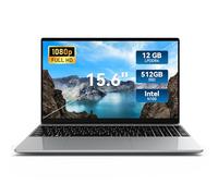 Gezoon Computer portatile 15.6 pollici schermo Window 11 laptop con 4 Core 4 thread N100 Processore 7nm (fino a 3.4GHz), laptop leggero con 12GB LPDDR4 512 gb SSD 1920X1080 IPS