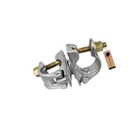 GEZU IMPEX Accoppiatore Girevole 48 x 60 mm Zincato a Caldo Morsetto per Tubi in Acciaio per Costruzione Ponteggi Giunto Rotante
