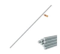 GeZu Impex Asta Filettata M8 1000 mm A4 Acciaio Inox Barra Completamente Filettata Rosca Destra Filettatura Asta Barra Perni Borchie