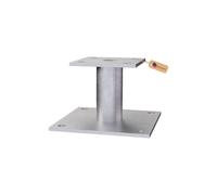 GeZu Impex Supporto per Pali Heavy Duty | Zincato a Caldo | Base Elevata