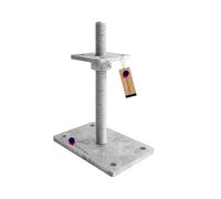 GEZU IMPEX Supporto Regolabile per Palo 100 x 100 mm Zincato a Caldo Set di 4 Staffe di Supporto per Recinzione con Regolazione dell'Altezza Supporto per Palo Avvitabile Regolabile