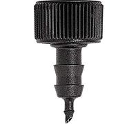 GF 00729-Raccordo per Tubo, Colore: Nero