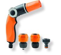 GF 80005590 Kit Pistola Irrigazione Multi 3 Jet Easy + Raccordi, Arancione
