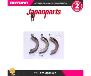 GF513AF Kit ganasce, Freno stazionamento (MARCA-JAPANPARTS)
