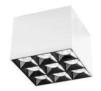 GFA1141C- FARETTO BIANCO 9 LUCI LED 3000K 2800LM 36W 12x12CM