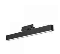 GFA1250C- REGLETTE BINARIO A LED 3000K 2021LM 28W CON ROTAZIONE COLORE NERO 60,5CM