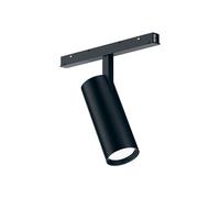 GFA1351CD- MODULO LED INCLINABILE REGOLABILE PER BINARIO DOPPIA ACCENSIONE AD INCASTRO MAGNETICO PER BINARIO 48V 3000K 1396LM 18W D.5,5CM NERO DIMMERABILE