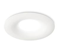 GFA170- FARETTO DA INCASSO TONDO D.9,8CM 1 LUCE ATTACCO GU10 BIANCO ALLUMINIO
