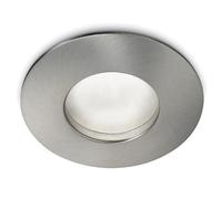 GFA372- FARETTO DA INCASSO IP65 NICKEL SPAZZOLATO TONDO D.8,4 ATTACCO GU10