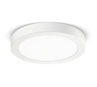 GFA760C- PLAFONIERA BIANCA TONDA A LED 3000K 420LM 6W D.12CM