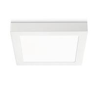 GFA765C- PLAFONIERA BIANCA QUADRATA A LED 3000K 1530LM 18W 22,5X22,5CM