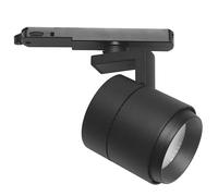GFA991N- PROIETTORE A BINARIO EUROSTANDARD ATTACCO LED 4000K 3000LM 35W NERO OPACO D.10CM RIFLETTORE INTERCAMBIABILE