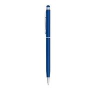 GFD HEART 10 Penne Personalizzate con Scritta Incisa a Laser - Penna in Metallo per Touch Screen, Idea Personalizzabile Ufficio, Inaugurazioni, Fiere, Gadget Promozionali (10 Penne Blu)