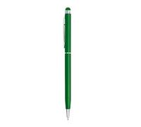GFD HEART 100 Penne Personalizzate con Scritta Incisa a Laser - Penna in Metallo per Touch Screen, Idea Personalizzabile Ufficio, Inaugurazioni, Fiere, Gadget Promozionali (100 Penne Verde)