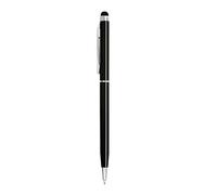 GFD HEART 25 Penne Personalizzate con Scritta Incisa a Laser - Penna in Metallo per Touch Screen, Idea Personalizzabile Ufficio, Inaugurazioni, Fiere, Gadget Promozionali (25 Penne Nero)