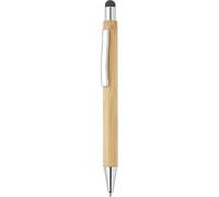 GFD RIP 50 Penne Personalizzate con Scritta e Logo - Penna Touch in Bamboo con Incisione Laser, Idea Personalizzabile Ufficio, Inaugurazioni, Fiere, Gadget Promozionali (50 Penne Nero)
