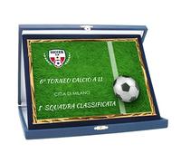 GFD - Targa Personalizzabile per Diverse Occasioni - Disponibile in Diverse Misure - Oro E Argento- Perfetta come idea Regalo - Targa Oro Piccola - Made in Italy