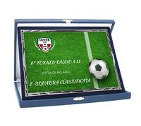 GFD - Targa Personalizzabile per Diverse Occasioni - Disponibile in Diverse Misure - Oro E Argento- Perfetta come idea Regalo - Targa Argento Grande - Made in Italy