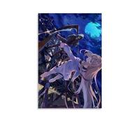 GFDGWZVOC Poster da parete su tela a tema anime, motivo angeli della morte, decorazione moderna per camera da letto, 60 x 90 cm, senza cornice, stile