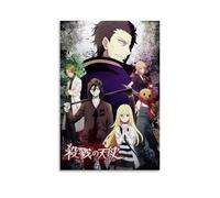 GFDGWZVOC Poster decorativo da parete a tema anime giapponesi, motivo: angeli della morte, su tela, moderno, decorazione per camera da letto, 20 x 30 cm, senza cornice, stile
