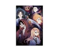 GFDGWZVOC Poster decorativo da parete a tema anime, motivo: angeli della morte, poster su tela, decorazione moderna per camera da letto, 30 x 45 cm, senza cornice