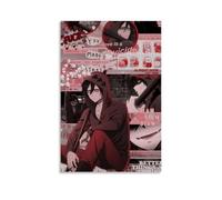 GFDGWZVOC Poster decorativo da parete a tema anime, motivo: angeli della morte, poster su tela e decorazione moderna per la camera da letto, 30 x 45 cm, senza cornice, stile