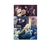 GFDGWZVOC Poster decorativo da parete su tela a tema anime, motivo: Angels Of Death, decorazione moderna per camera da letto, 40 x 60 cm, senza cornice