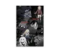 GFDGWZVOC Poster decorativo da parete su tela a tema anime, motivo: Angels Of Death, decorazione moderna per camera da letto, 20 x 30 cm, senza cornice