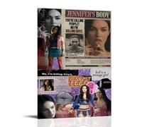 GFDGWZVOC Poster estetico del film horror Jennifer's Body Collection, dipinto decorativo su tela, poster da parete e decorazione moderna per la camera da letto, 50 x 75 cm, con cornice