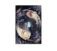 GFDGWZVOC Poster estetico su tela, motivo anime Angels Of Death, vintage, decorativo, poster da parete e decorazione moderna per camera da letto, 20 x 30 cm, senza cornice